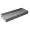 Alfi Brand 39 inch Solid Concrete Gray Matte Trough Sink for the Bathroom ABCO39TR - alternate 10